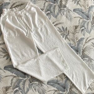 Ci Sono White Wide Leg Pants